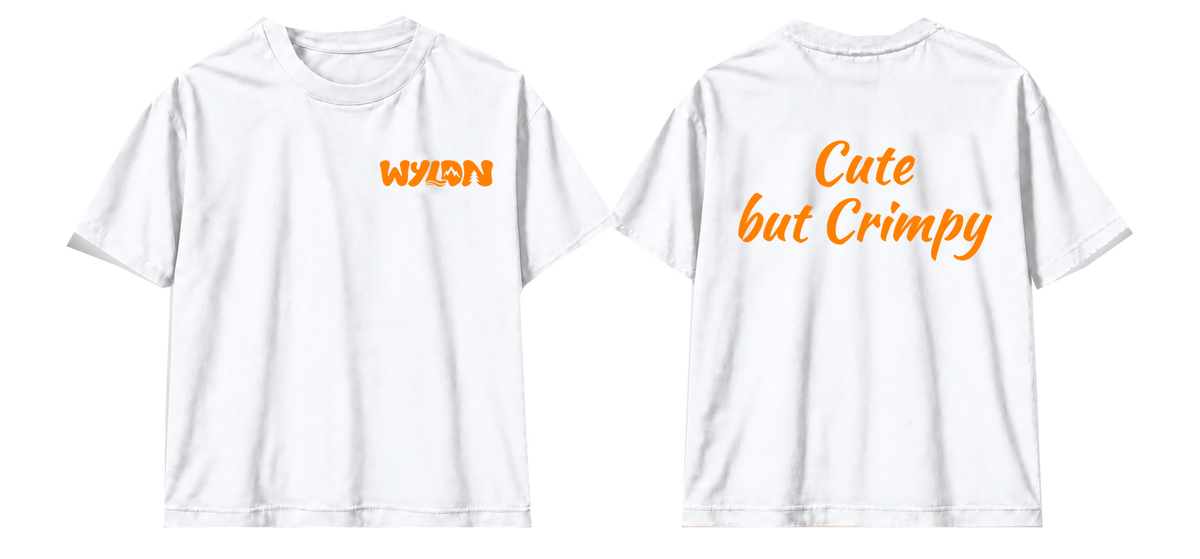 T-shirt CUTE BUT CRIMPY