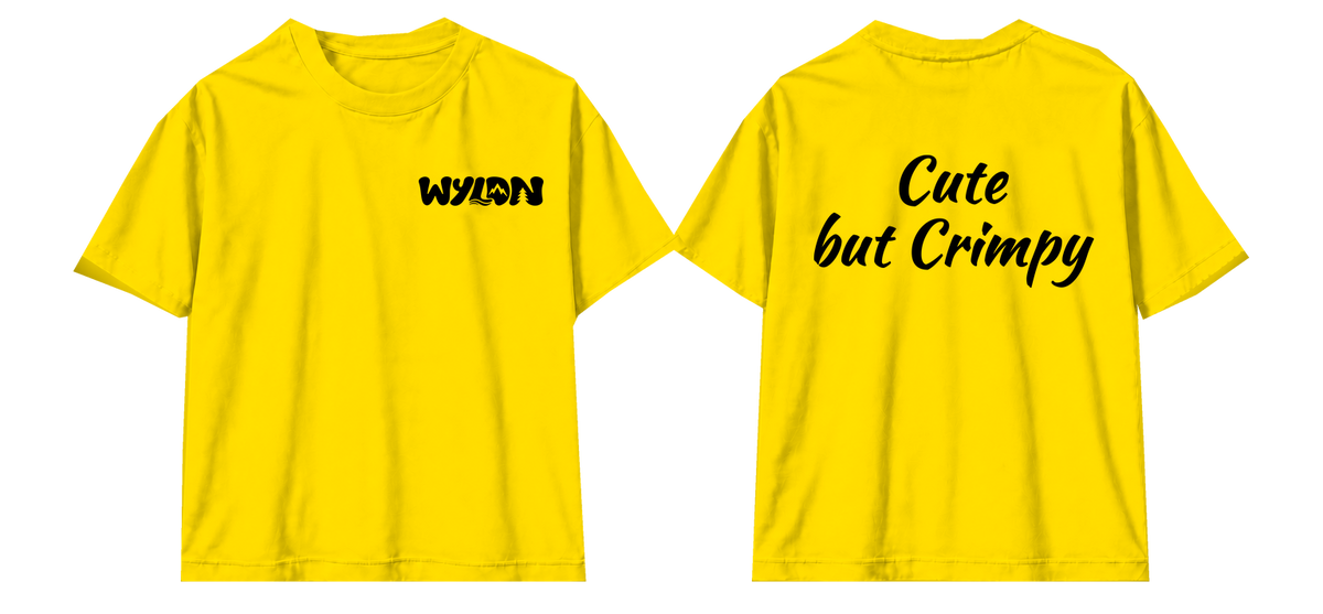 T-shirt CUTE BUT CRIMPY