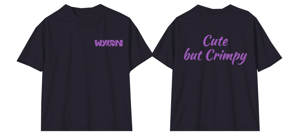 T-shirt CUTE BUT CRIMPY
