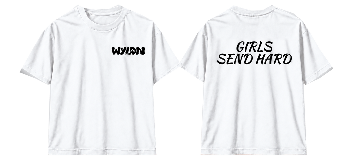 T-shirt GIRLS SEND HARD