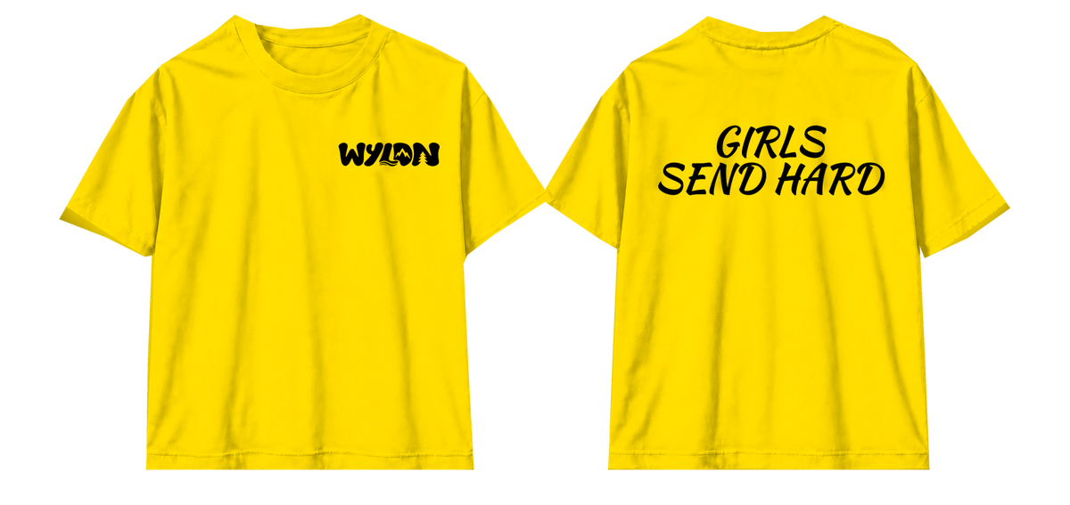 T-shirt GIRLS SEND HARD
