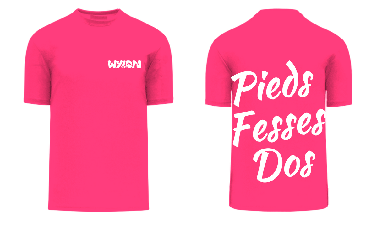 T-SHIRT PIEDS FESSES DOS