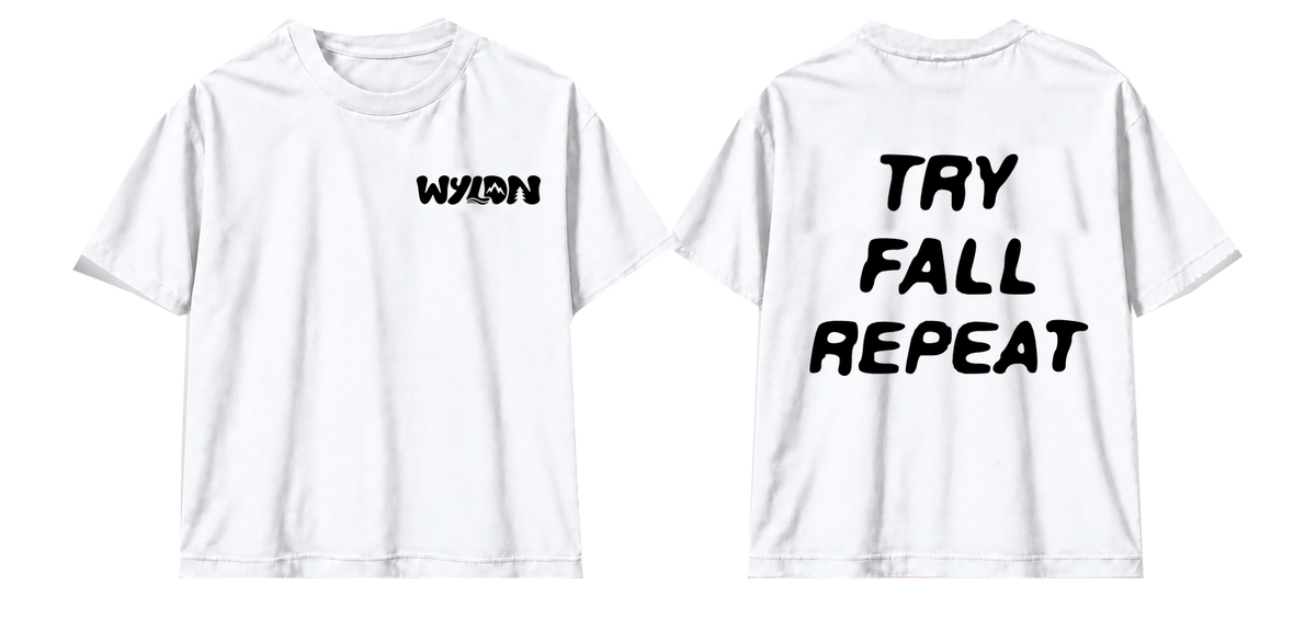 T-SHIRT TRY FALL REPEAT