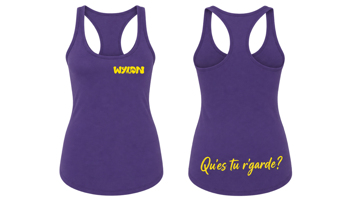 CAMISOLE FEMME WYLDN - QU'ES TU R'GARDE? (ARRIÈRE)