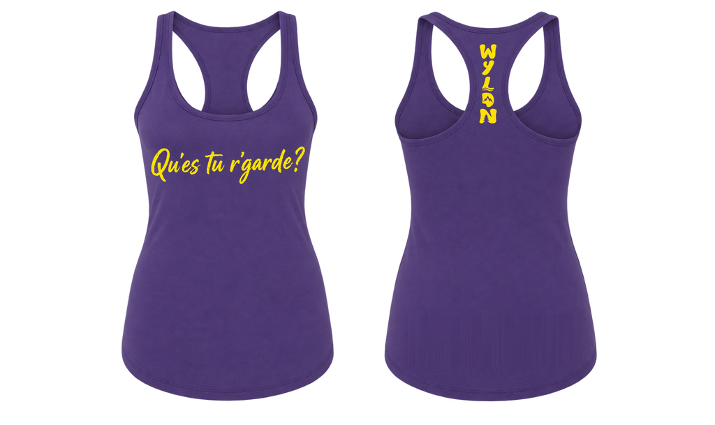 CAMISOLE FEMME WYLDN - QU'ES TU R'GARDE? (AVANT)