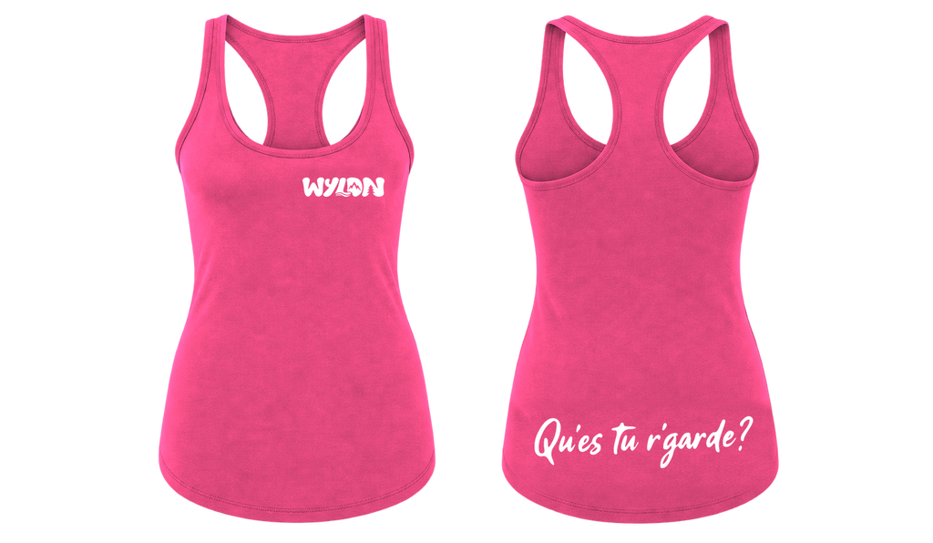 CAMISOLE FEMME WYLDN - QU'ES TU R'GARDE? (ARRIÈRE)