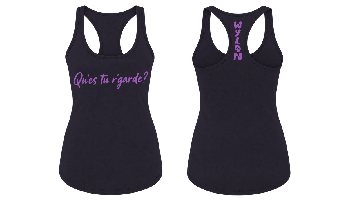 CAMISOLE FEMME WYLDN - QU'ES TU R'GARDE? (ARRIÈRE)